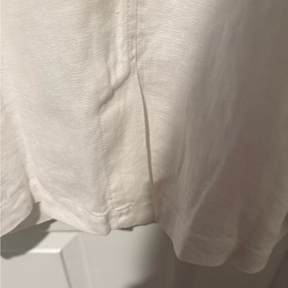 $128 Coldwater Creek Women's Boyfriend 2 Button Blazer Jacket White Size XL NWOT - Picture 3 of 10